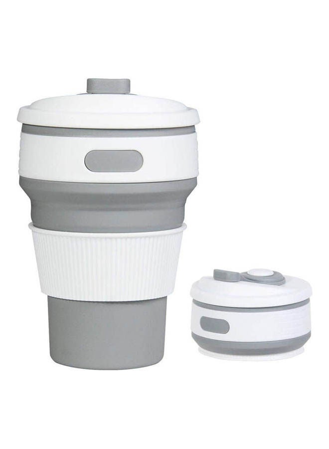 Silicone Folding Coffee Cup Bpa Free Portable Travel Mug, Collapsible Silicon Cup For Outdoor Sport Gym Camping Multicolour  - Image 1