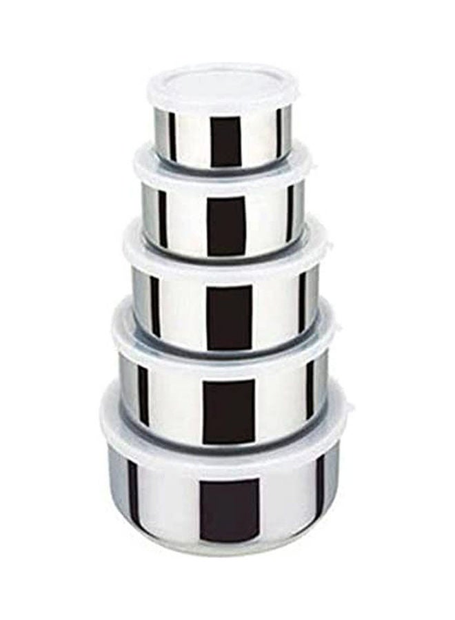 طقم علب ستانلس ستيل 5 قطع - Image 1