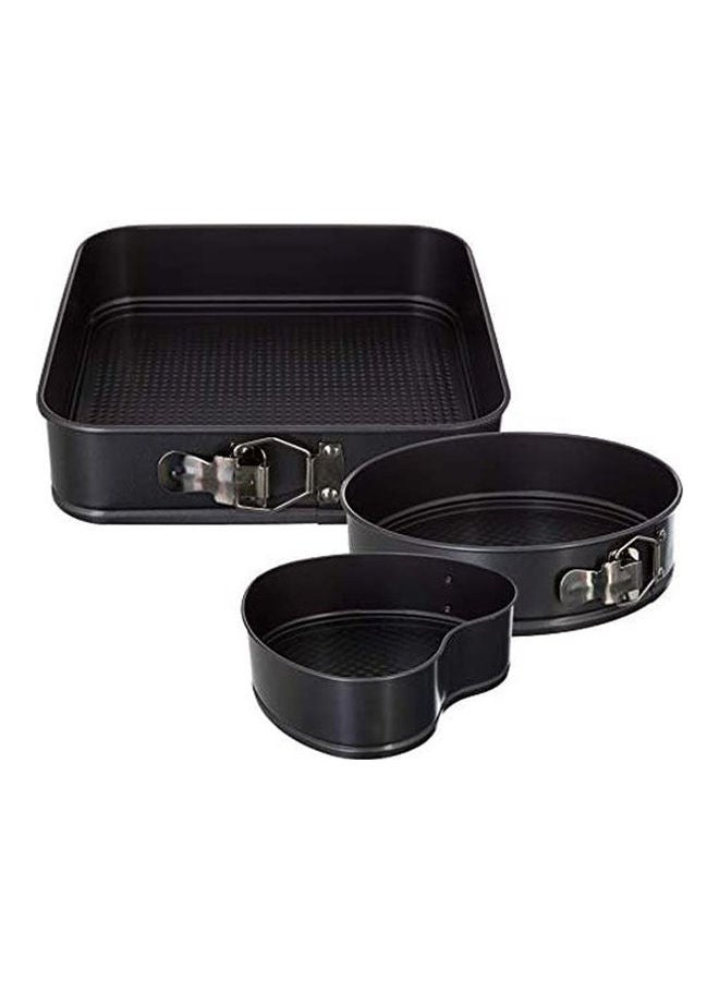 Set Of 3 Shape Cake Mould Grey - Image 1