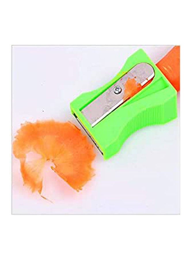 Generic - Carrot Cucumber Sharpener Peeler Kitchen Tool Vegetable Fruit Curl Slicer Green 5.5 X 7.6 X 3.6cm - Image 1