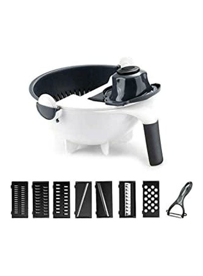 Cutter Vegetable Tool Kitchen Multifunctional - 9 In 1 Black  - Image 1