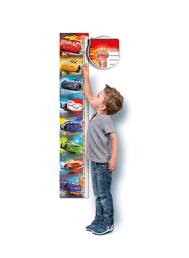 Clementoni Disney Cars Measure Me Puzzle – 30 Pieces – Kids Ages 3+ – Height Chart Jigsaw Game - Image 4