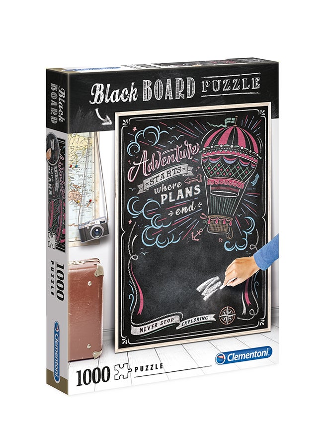 Clementoni 1000-Piece Blackboard Jigsaw Puzzle 39478 28.1x5.5x37cm - Image 1