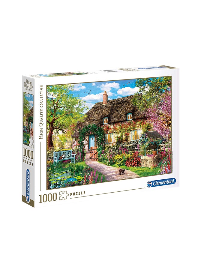 كلمينتوني لعبة أحجية الصور المقطعة بصورة كوخ قديم من 1000 قطعة طراز 39520 - Image 1