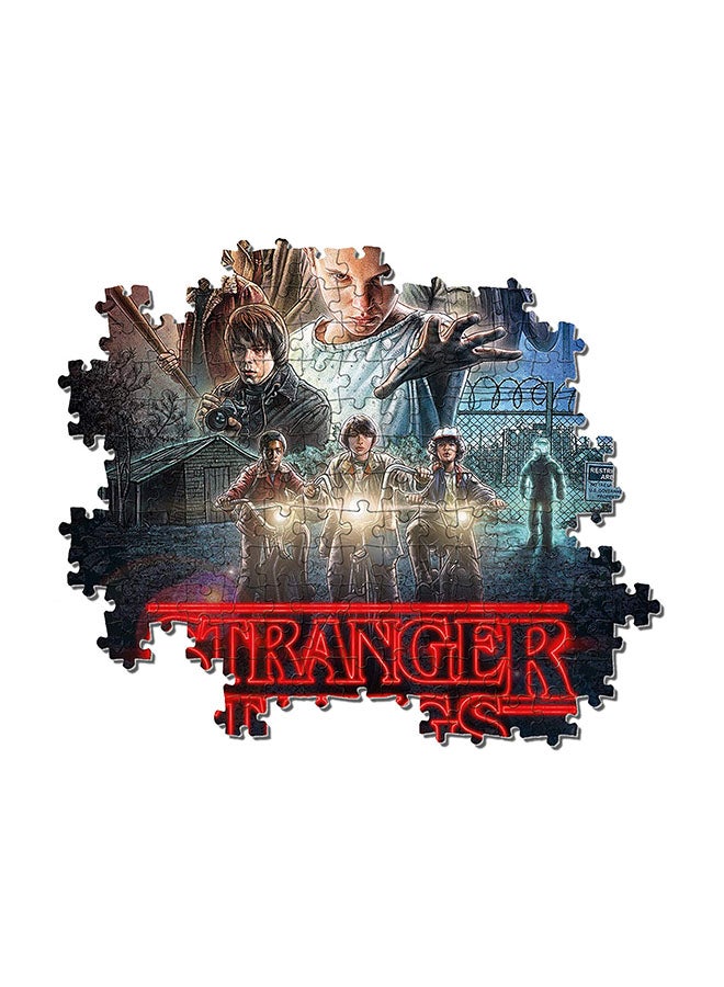 كلمينتوني لعبة تركيب الصور المقطعة بتصميم مسلسل Stranger Things مكونة من 1000 قطعة 50x69x19.66x27.20سم  - Image 2
