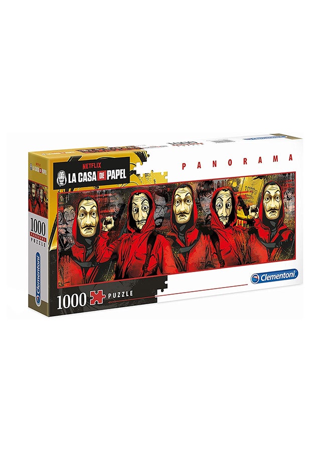 Clementoni 1000-Piece Panorama La Casa De Papel Puzzle Set - Image 1