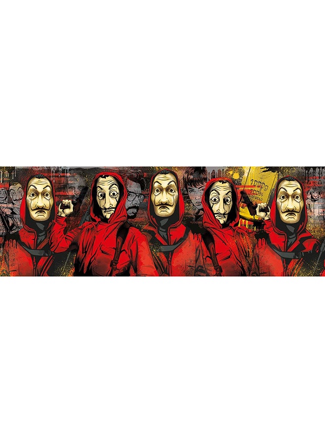 Clementoni 1000-Piece Panorama La Casa De Papel Puzzle Set - Image 2
