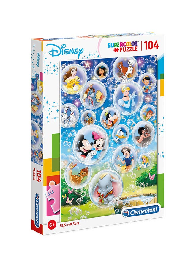 Clementoni 27119 Supercolor Puzzle Disney Classic-104 Pieces, Multi-Coloured 24.9cm - Image 1