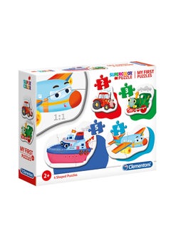 Clementoni 20811 My First Puzzle Transport, Multi-Coloured 26.5cm  - Image 1