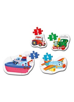 Clementoni 20811 My First Puzzle Transport, Multi-Coloured 26.5cm  - Image 2