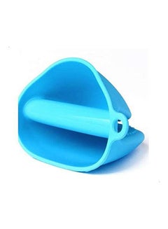 Cake Bakeware Heat Resistant Silicone Oven Glove Short Finger Hand Clip Oven Mitt Blue