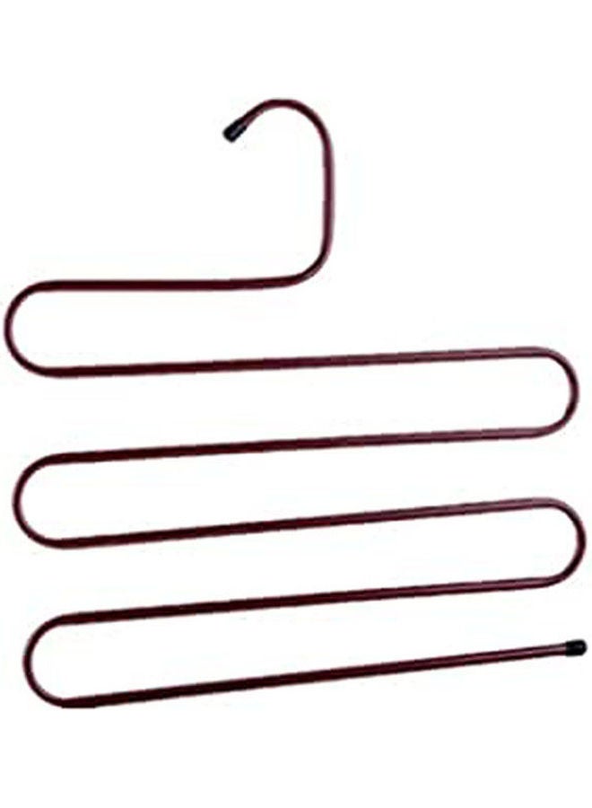 Layers Pants Clothes Rack S Shape Multi-Purpose Hangers For Trousers Tie Organizer Storage Hanger Black ‎20 x 15 x 10cm  - Image 1