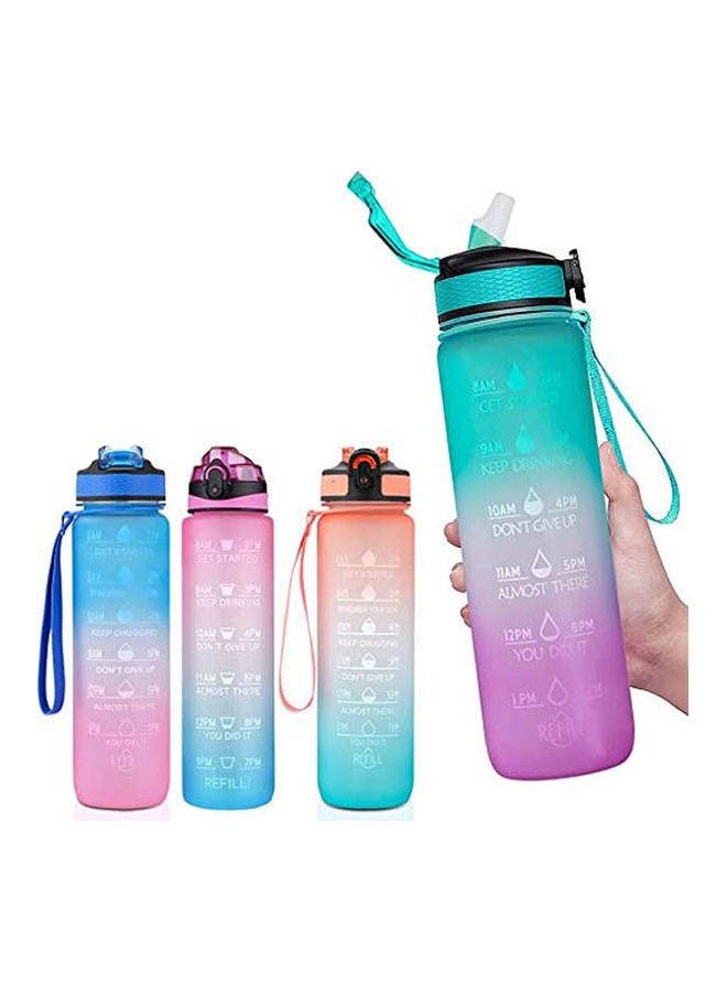 Motivational Water Bottle Multicolour - Image 1