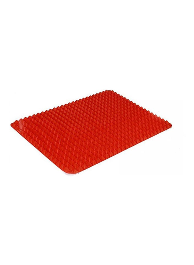 Generic In House Silicon Pyramid Pan Roast Chicken Trivet And Fat Drainer Red  - Image 1