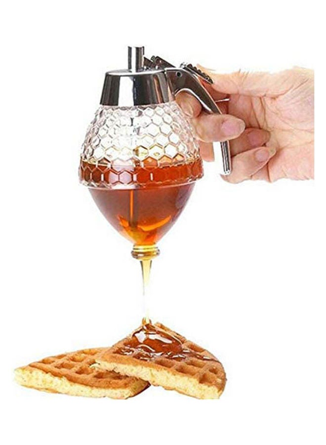 Honey Dispenser Acrylic Syrup Dispenser Container Clear  - Image 2