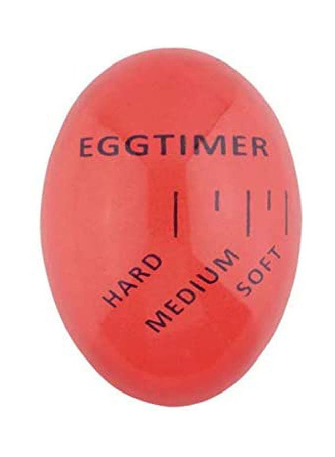 ماركة غير محددة - Kitchen Assistant Egg Timer Boiled Egg Raw Observer Will Change Color Egg Timer Red - Image 1