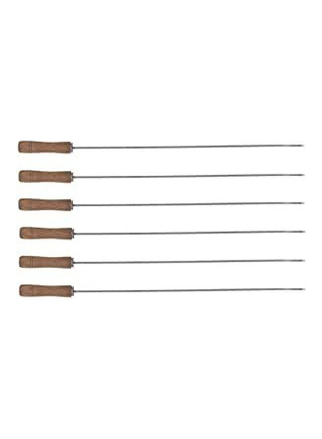 Sama Steel - Lux Skewers Set – 6 Pcs Multicolour 50cm - Image 1
