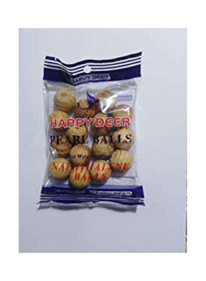 HAPPY DEER Naphthalene Balls 15 Pieces Beige - Image 1