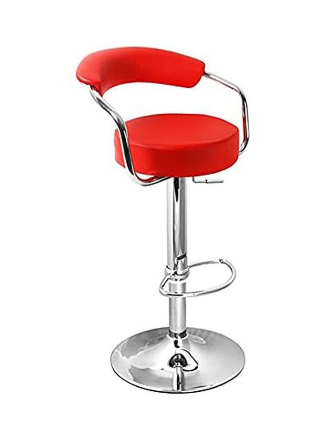 Adjustable Bar Chair Red 101 X 52 X 35inch