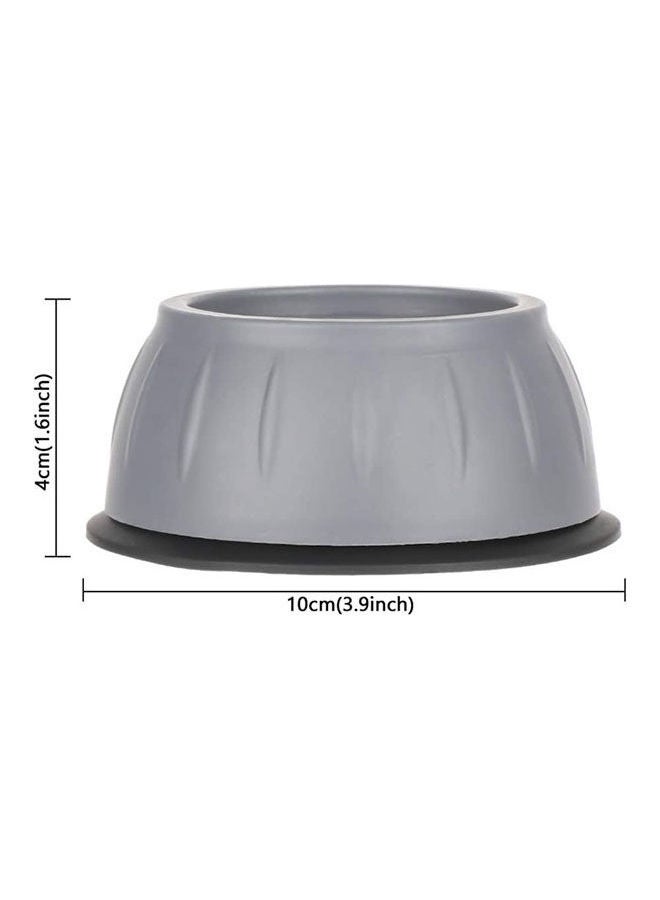 4 Pcs Shock Noise Cancelling Washing Machine Support Grey 250grams - Image 2