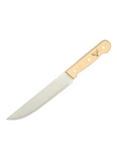 Kitchen Knife With Wooden Handle Brown ‎32.5 x 4.8 x 2.4cm