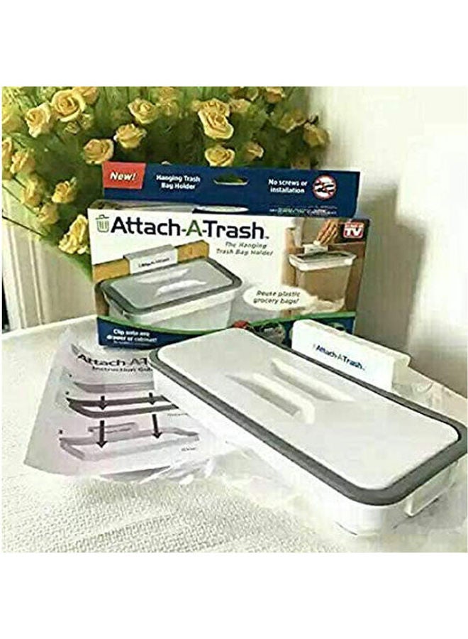 Garbage Bag Holder For Home And Car Grey  - Image 2