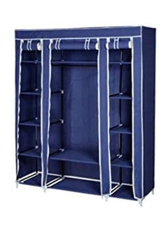 Safari Portable Closet With 2 Sections Large Blue
