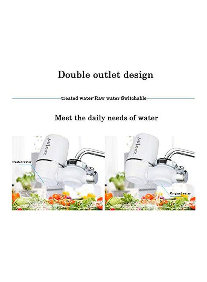 Water Filter For Household Kitchen Health Hi Tech Activated Carbon Tap Faucet Water Filter Purifier For Drinking Filtro Plastic Tap Assorted Color White