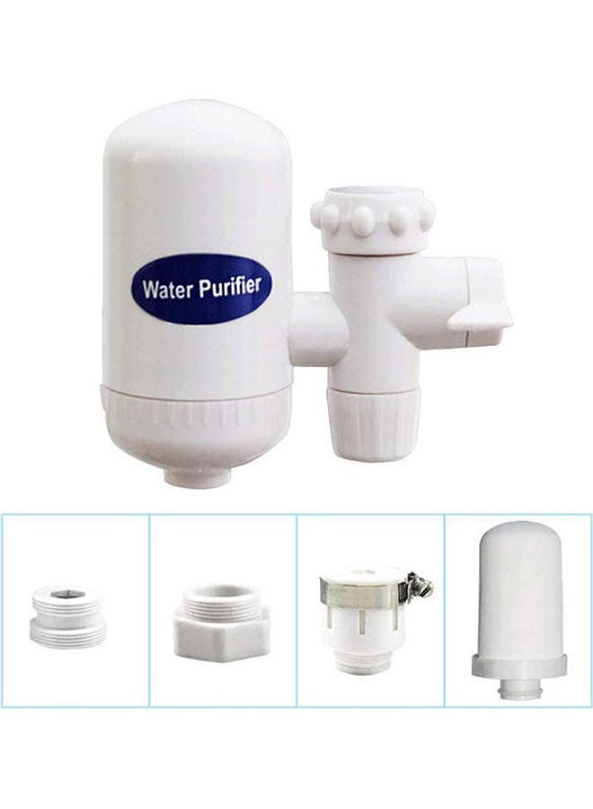 Faucet Water Filter Water Purifier Convenient Fits Standard Faucets Healthy Kitchen Supplies White - Image 2