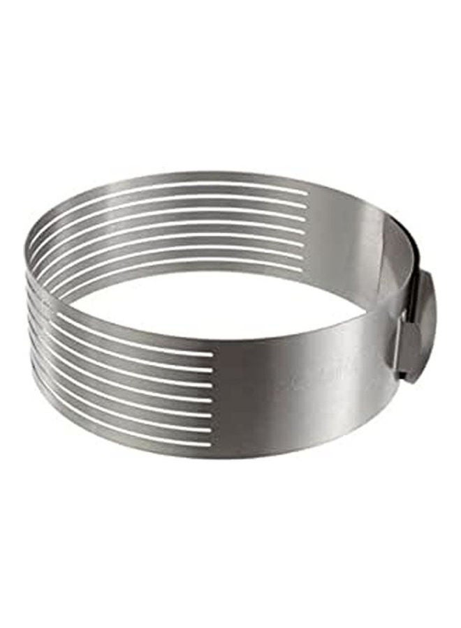 Cake Layer Slicer Ring Silver - Image 1