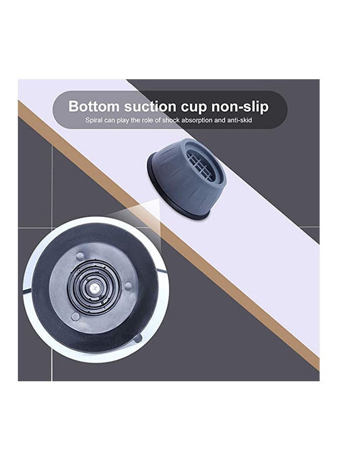 Generic - Shock And Noise Cancelling Washing Machine Support Grey - Image 1