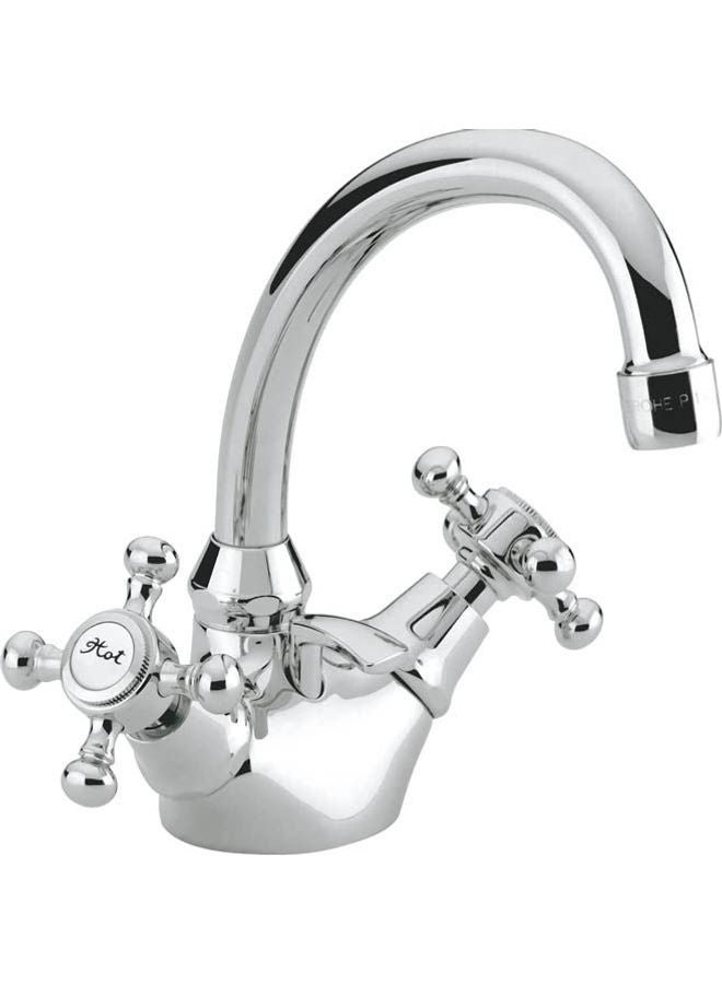 Grohe - Arabesk One-Hole Basin Mixer, 1/2 21155 Silver - Image 1