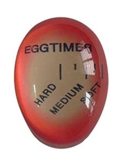 Colour Changing Egg Timer Perfect Boiled Eggs Red 14.5 x 9.4 x 3.3cm