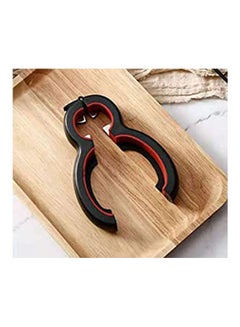 Six In One Multi Function Can Opener Bottle Opener Is An Efficient Non Slip Easy To Grip Can Opener The Kitchen Multi Function Tool Is Very Easy To Use And Clean. Black