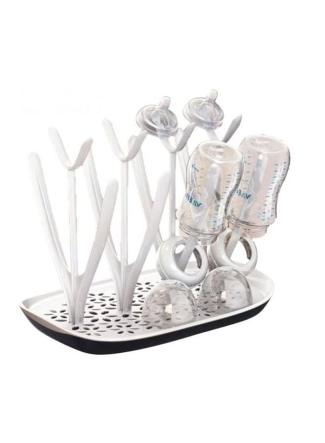 PHILIPS AVENT Feeding Bottle Organized Drying Rack With Detachable Drip Tray - White/Black  - Image 2