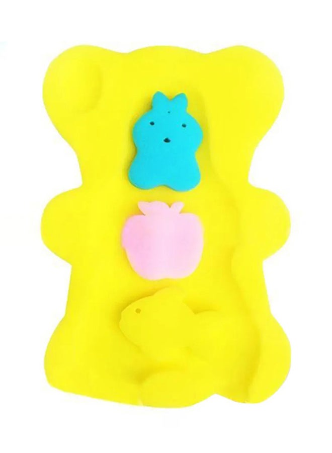 Generic Contoured Shaped Anti Slip Baby Comfortable Cushioned Sponge Bath Rack  - Image 1
