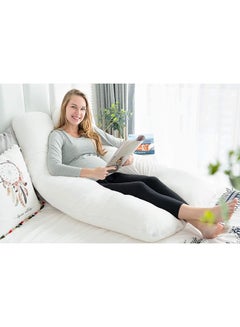 Unique Design Multifunctional Comfortable Cotton Maternity Pillow - White Cotton White 120 x 80cm - v1649260168/N23669106A_6