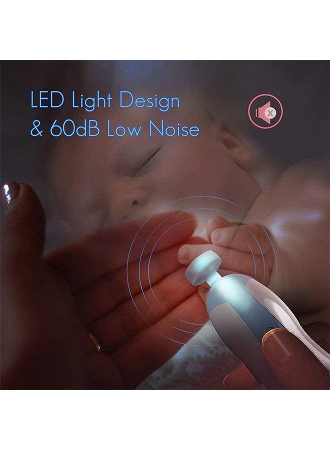 Generic - 6-In-1 Electric Nail File Trimmer Tool Kit With LED Light For Children - Image 1