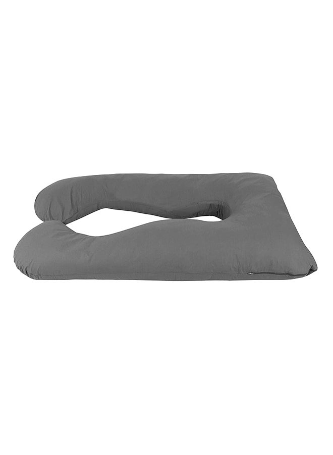 U Shape Multi-Functional Comfortable Maternity Pillow Polyester - Grey Polyester Grey 70x25x120cm - v1649260170/N24680565A_3