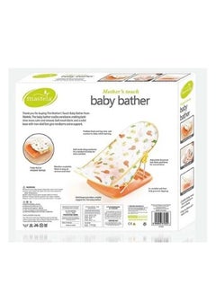 Mastela Mothers Touch Deluxe Non-Slip Secure Foldable Colourful Infant Bather  - Image 3