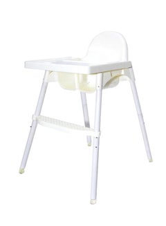 TEKNUM High Chair H1 Multi Booster Seat With Feeding Tray With Safety Belt- White  - Image 1