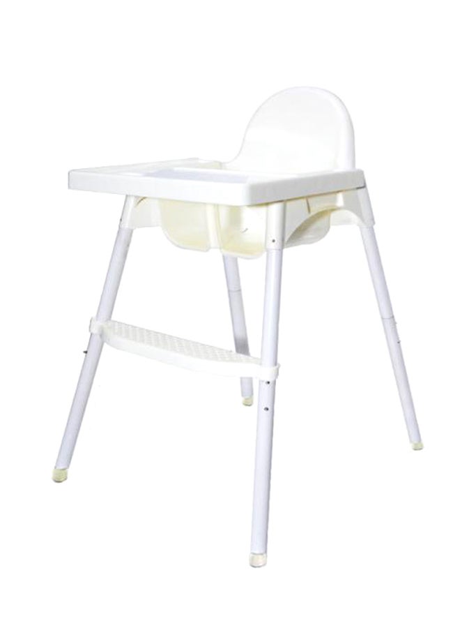 TEKNUM High Chair H1 Multi Booster Seat With Feeding Tray With Safety Belt- White  - Image 1