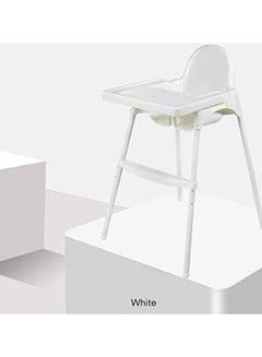 TEKNUM High Chair H1 Multi Booster Seat With Feeding Tray With Safety Belt- White  - Image 3