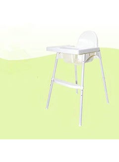 TEKNUM High Chair H1 Multi Booster Seat With Feeding Tray With Safety Belt- White  - Image 4