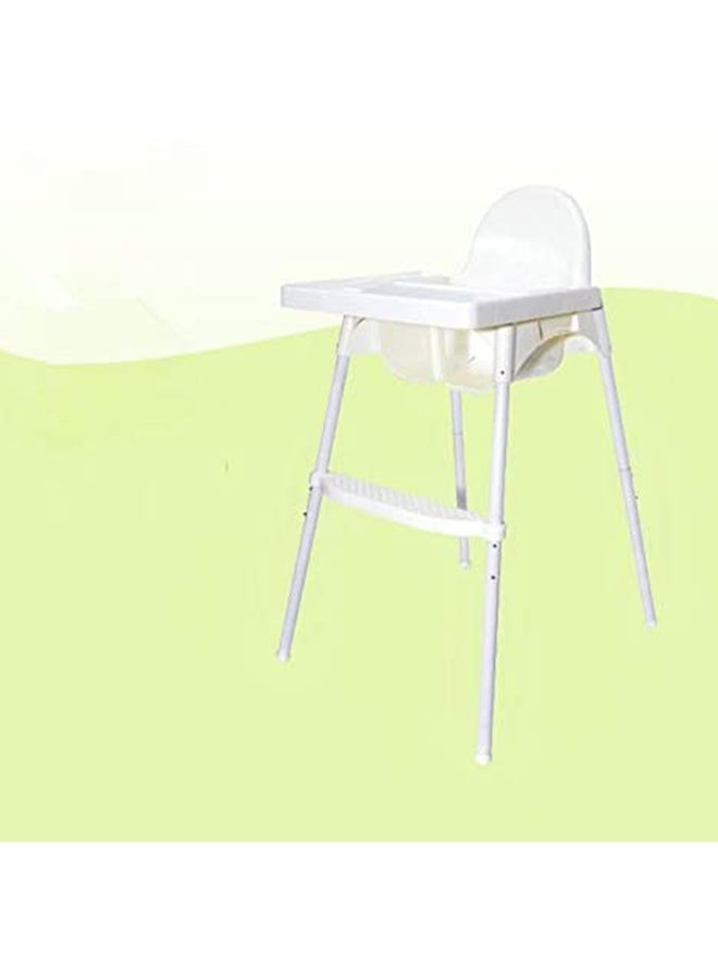 TEKNUM High Chair H1 Multi Booster Seat With Feeding Tray With Safety Belt- White  - Image 4