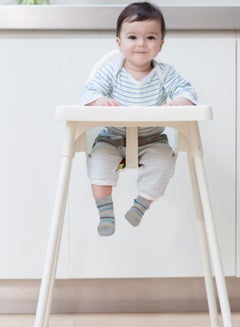 TEKNUM High Chair H1 Multi Booster Seat With Feeding Tray With Safety Belt- White  - Image 5