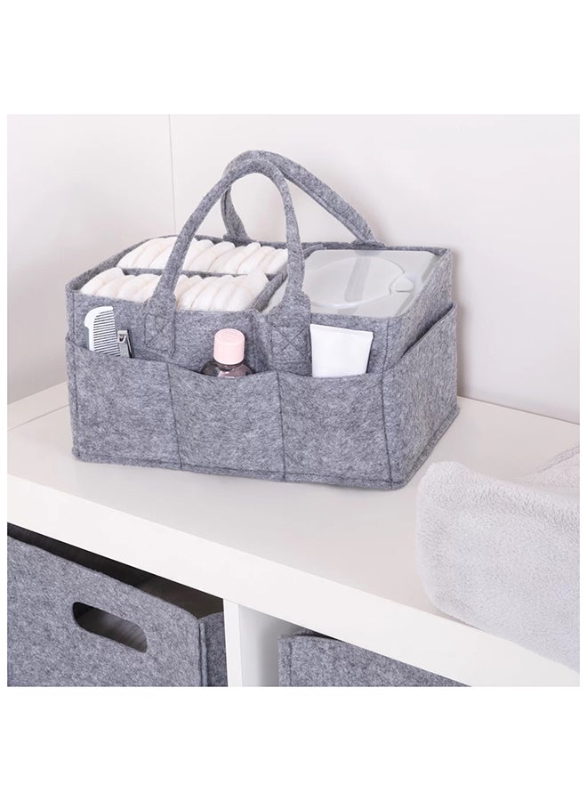 Beauenty - Portable Sturdy Exterior Baby Diaper Caddy Organizer With Additional Side Pockets - Image 1