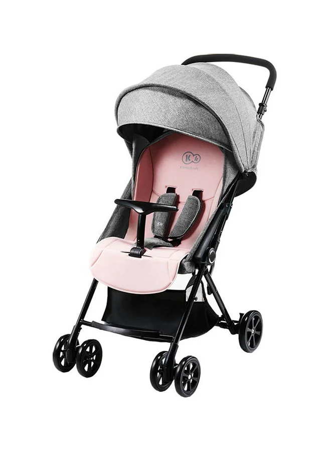 Kinderkraft Lightweight Compact Folding Stroller Lite Up, Baby Pushchair, Buggy With Ajustable Footrest And Accessories