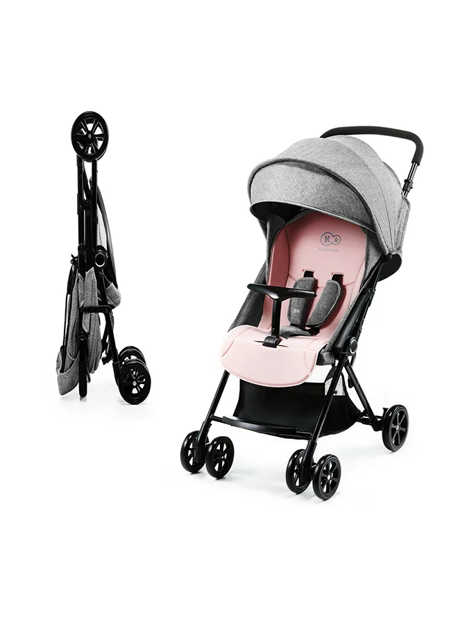 Kinderkraft Lightweight Compact Folding Stroller Lite Up, Baby Pushchair, Buggy With Ajustable Footrest And Accessories