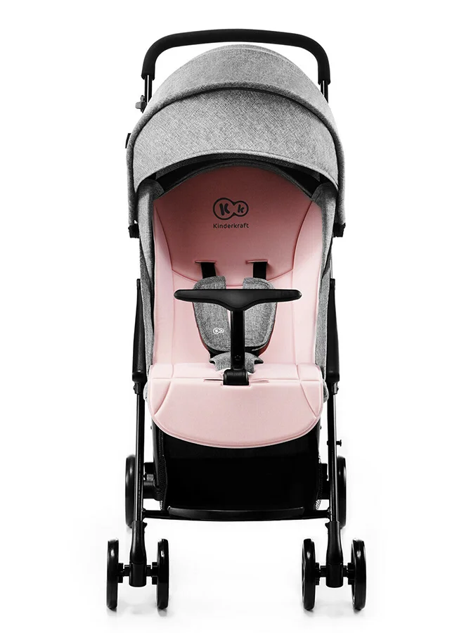 Kinderkraft Lightweight Compact Folding Stroller Lite Up, Baby Pushchair, Buggy With Ajustable Footrest And Accessories